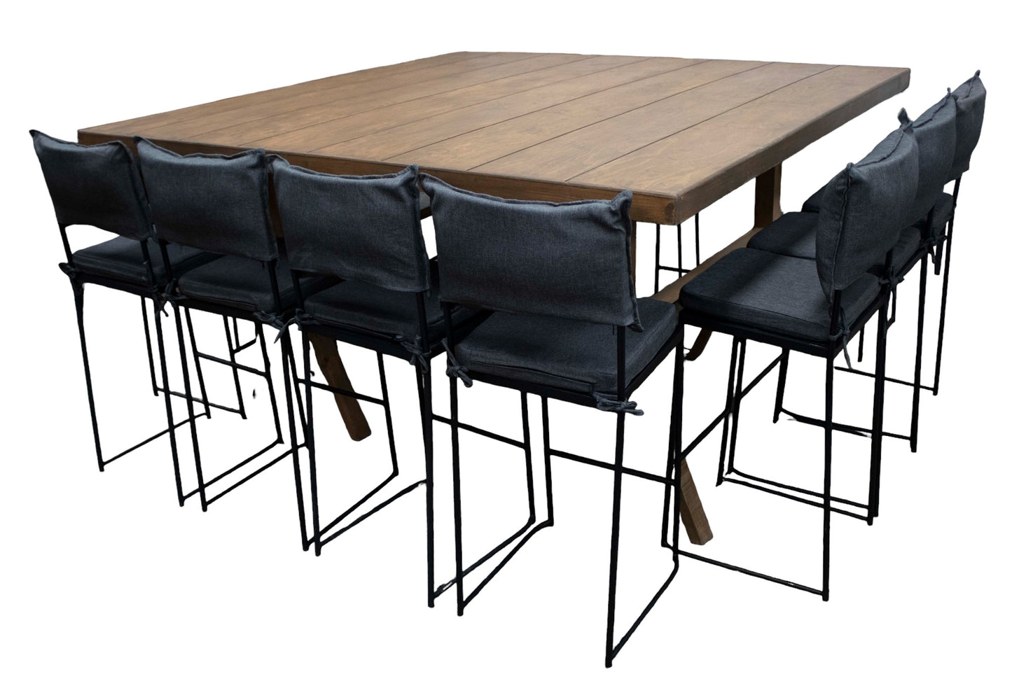Mesa Alta Cuadrada Café (14 pax)