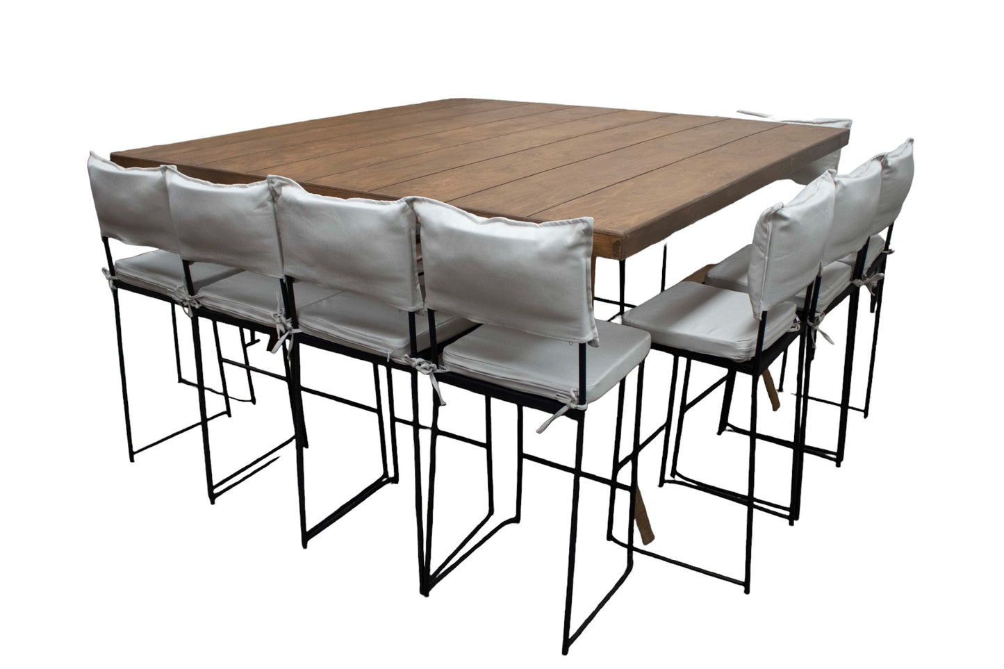 Mesa Alta Cuadrada Café (14 pax)