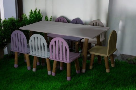 Mesa Infantil Colores (8 pax)