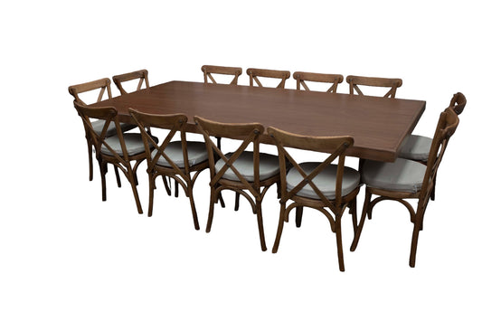 Mesa Rectangular Caoba (12 pax)