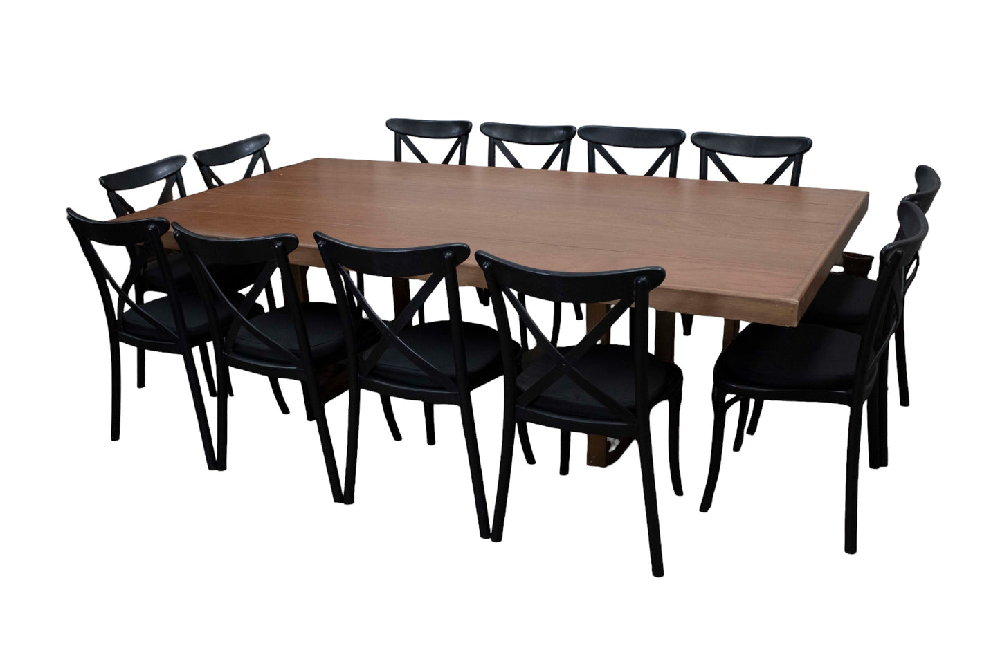 Mesa Rectangular Caoba (12 pax)