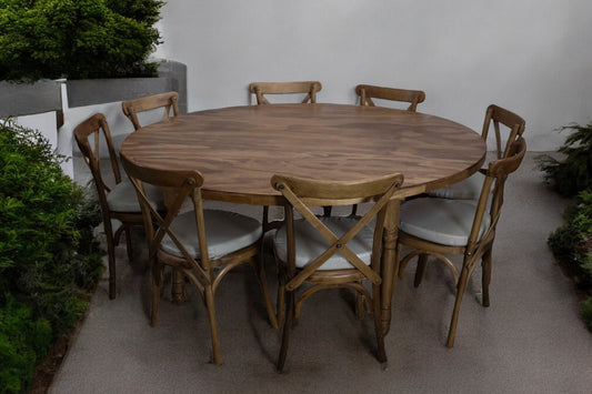 Mesa Redonda Caoba (10 pax)