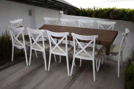 Mesa Rectangular Café (10 pax)