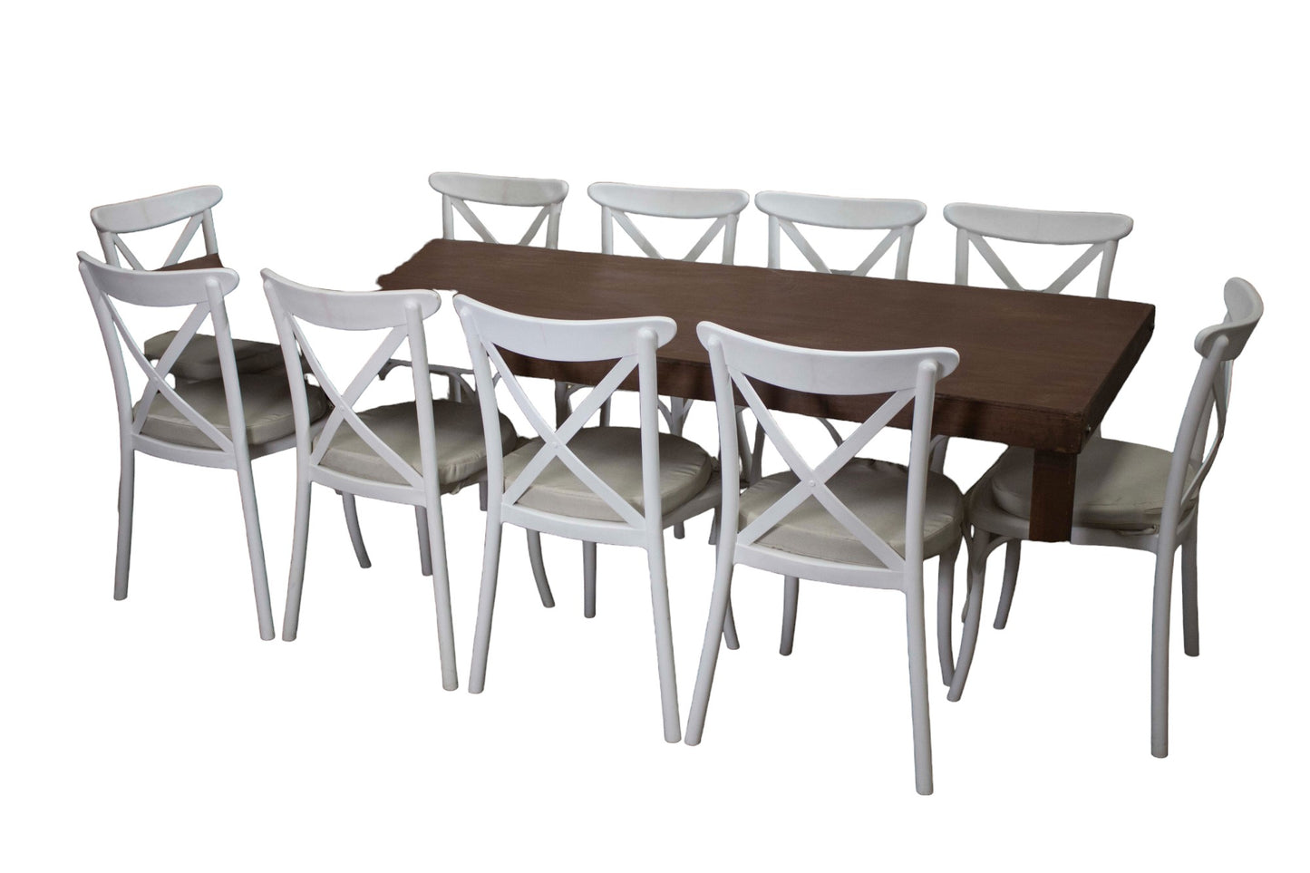 Mesa Rectangular Café (10 pax)