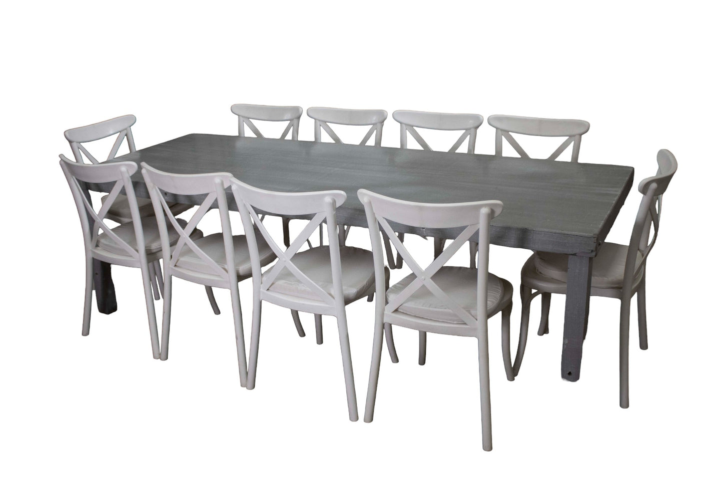 Mesa Rectangular Gris (10 pax)