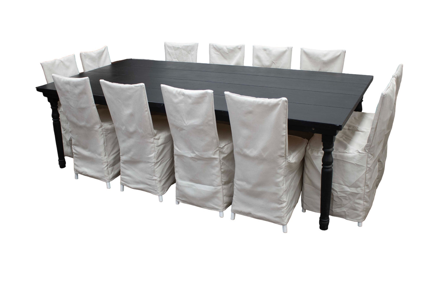Mesa Rectangular Negra (12 pax)