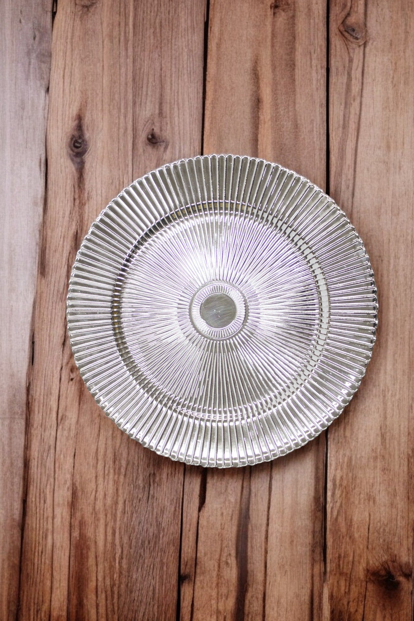 Plato Base Plata Gerbera