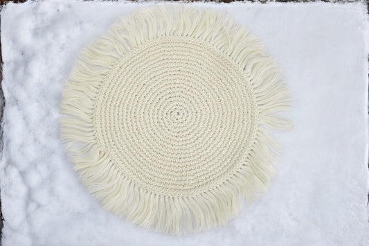 Plato Base Tejido Macrame