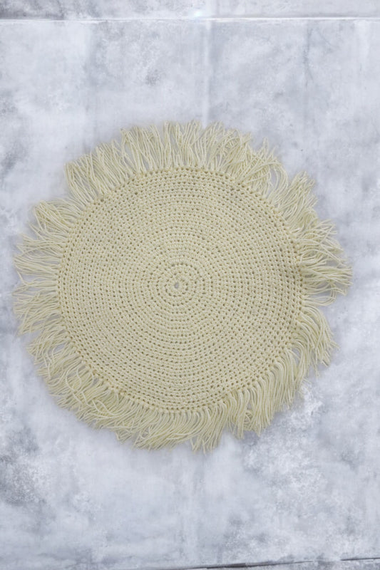 Plato Base Tipo Macrame