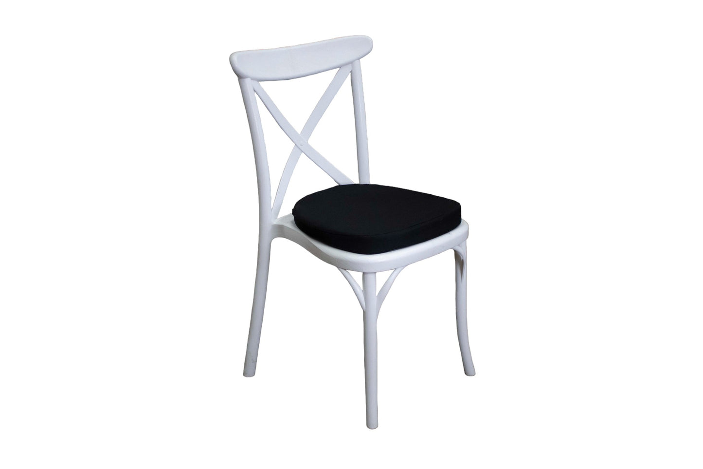 Silla Crossback Blanca Resina
