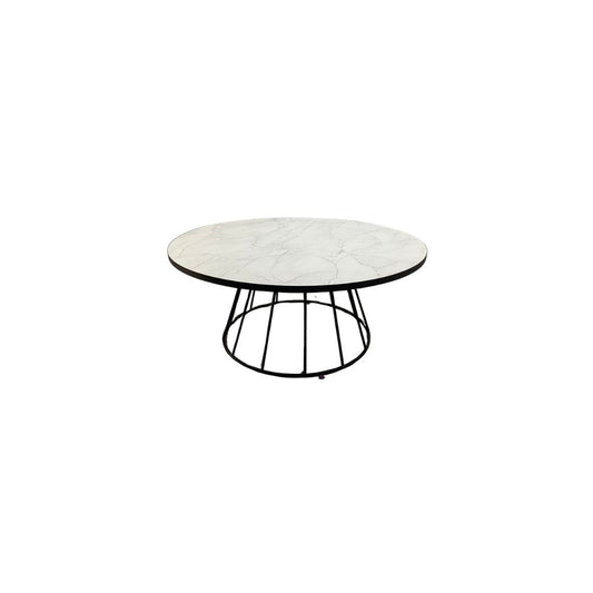 Mesa Smith Circular Blanca (10 pax)