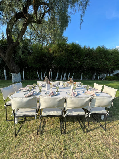 Mesa Rectangular Blanca (12 pax)