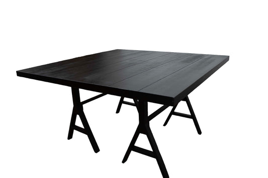 Mesa Alta Cuadrada Negra (14 pax)