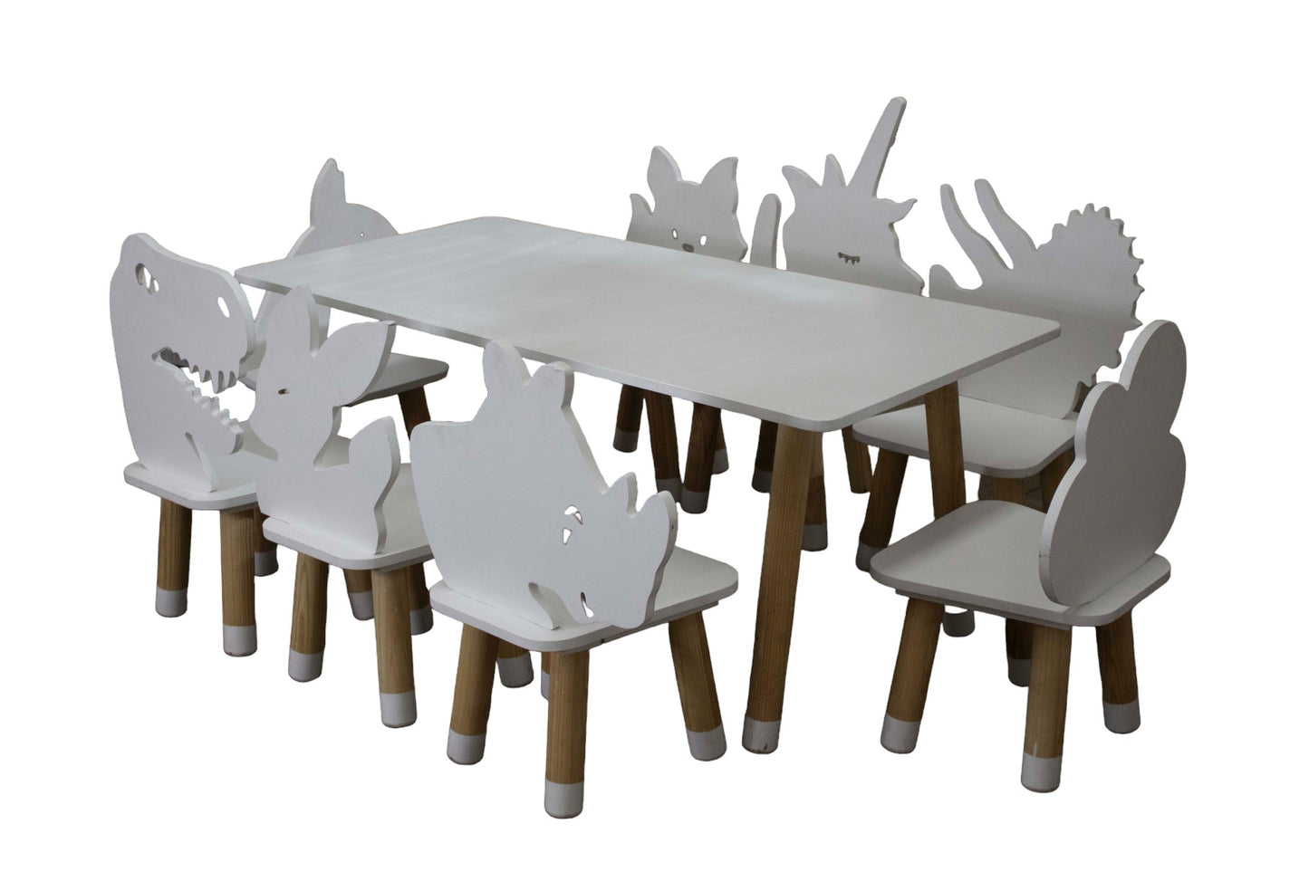 Mesa Infantil Blanca (8 pax)