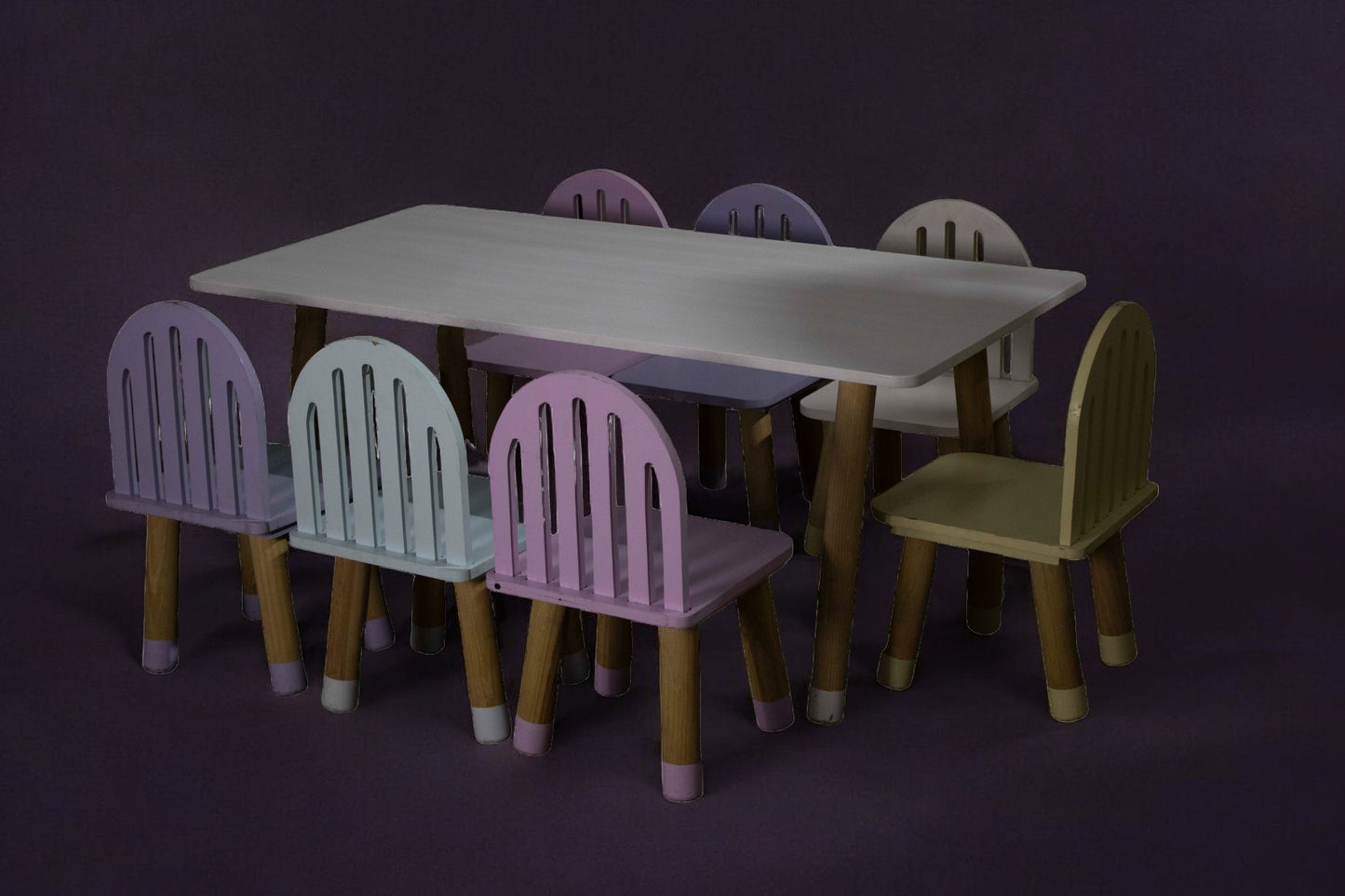 Mesa Infantil Colores (8 pax)