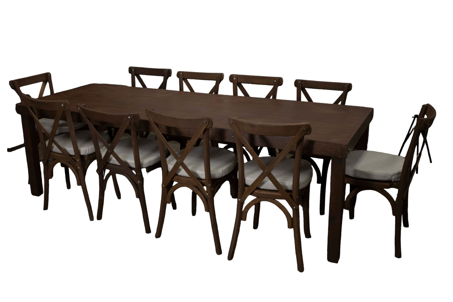 Mesa Rectangular Café (10 pax)