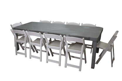 Mesa Rectangular Gris (10 pax)