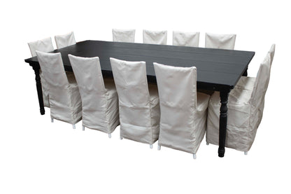 Mesa Rectangular Negra (12 pax)