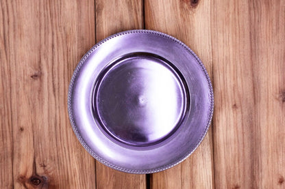 Plato Base Morado