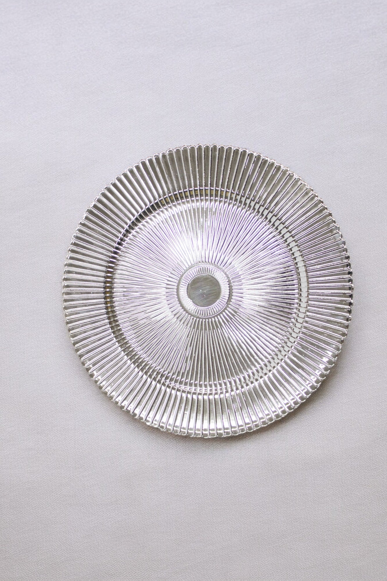 Plato Base Plata Gerbera