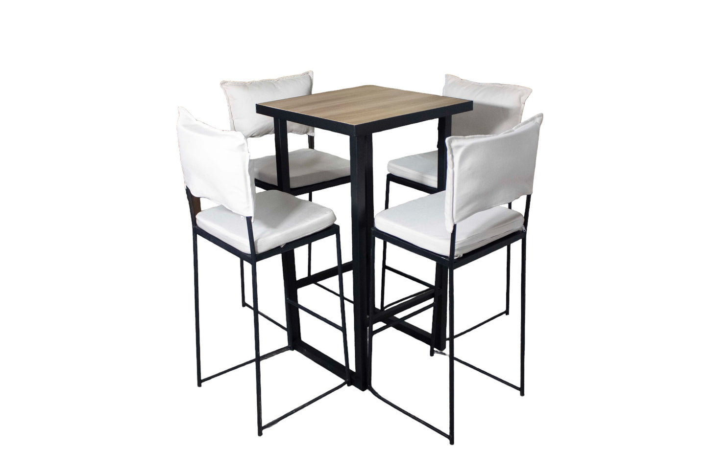Periquera Smith Cuadrada Nogal (4 pax)