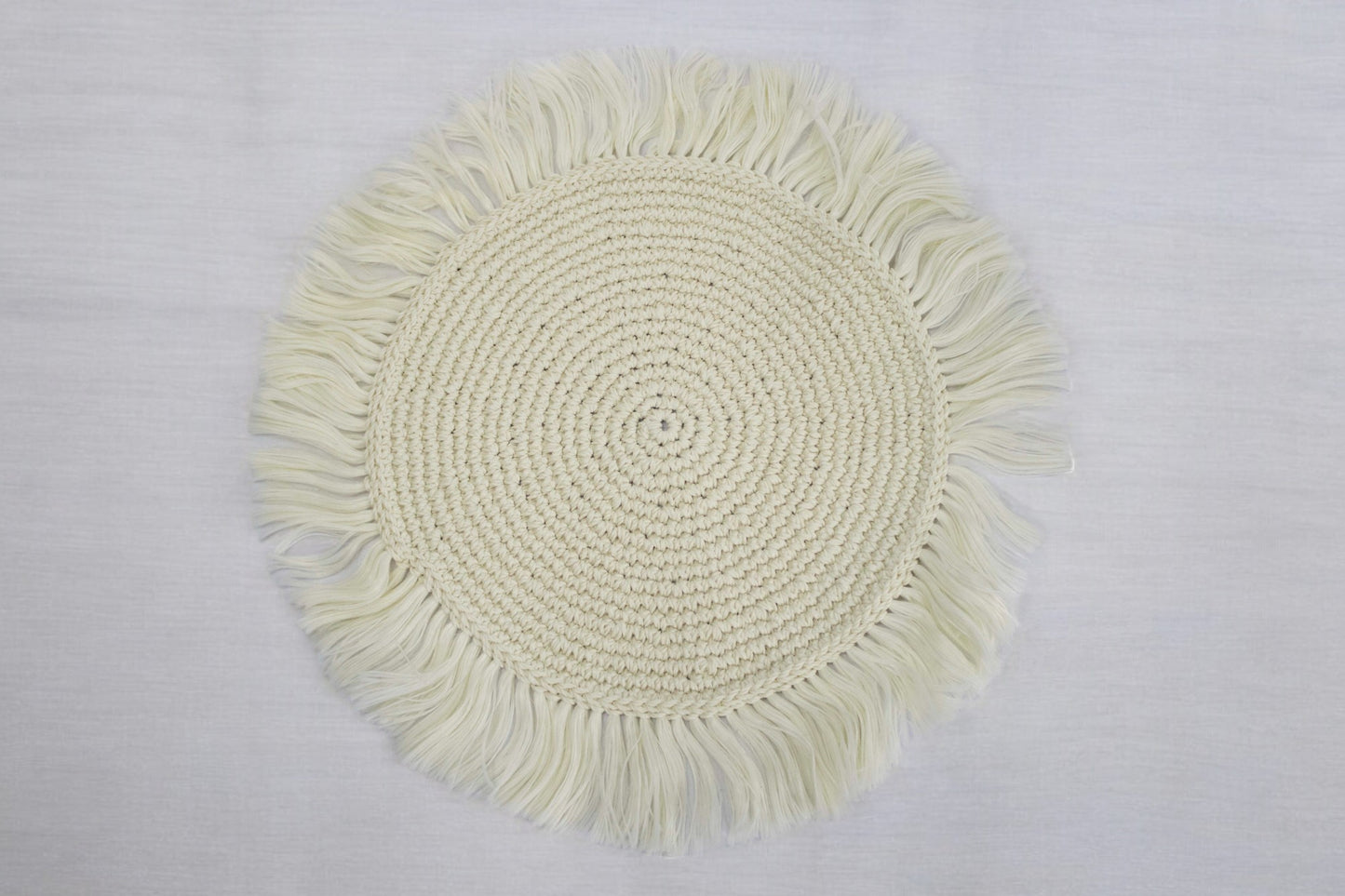 Plato Base Tejido Macrame