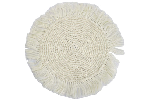Plato Base Tejido Macrame