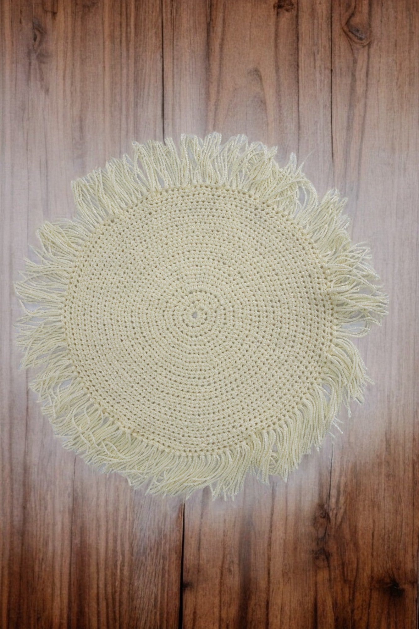Plato Base Tipo Macrame