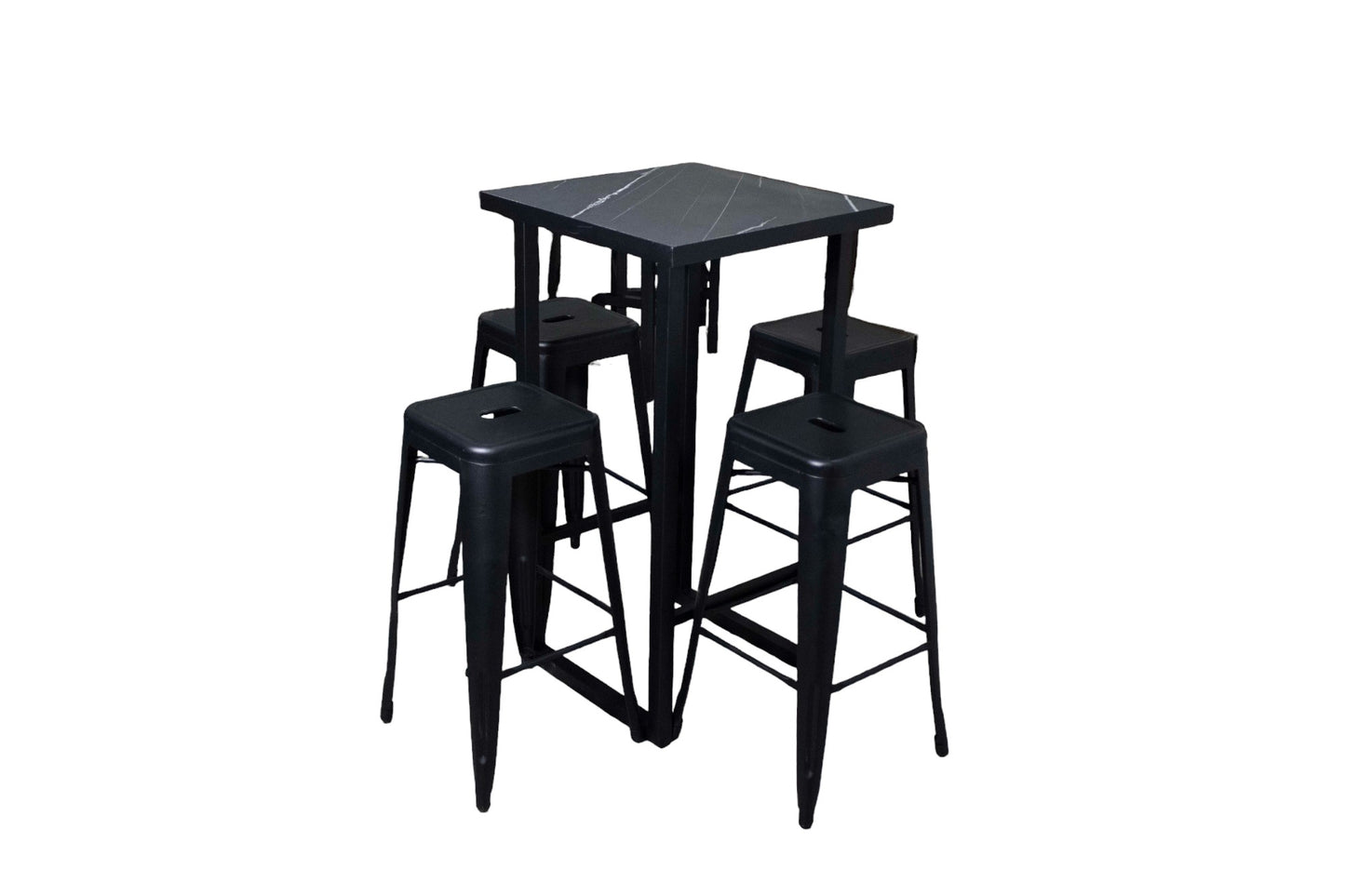 Periquera Smith Cuadrada Negra (4 pax)