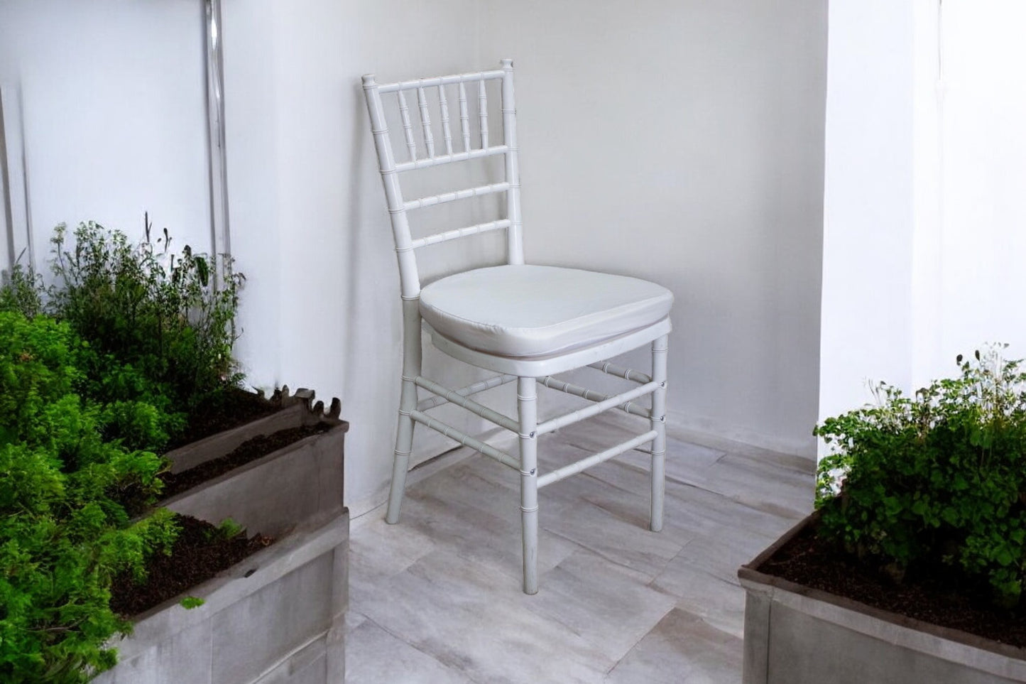 Silla Tiffany Blanca Resina
